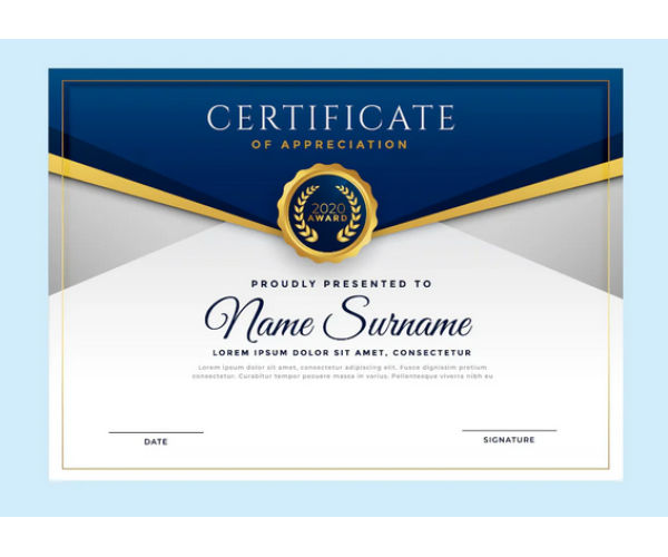Custom Certificate printing