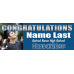 Graduation Banner - Congrats with photo