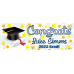 Graduation Banner - Congrats Name Class Year