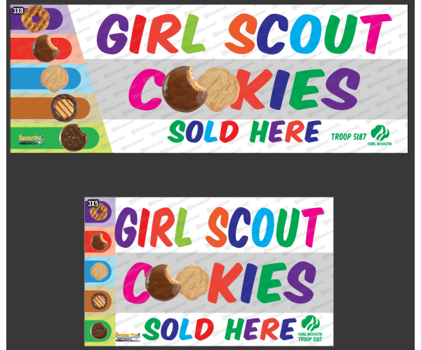 Girl Scout Cookies banner 240327415