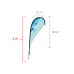 Custom Waterdrop Flag