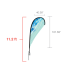 Custom Waterdrop Flag