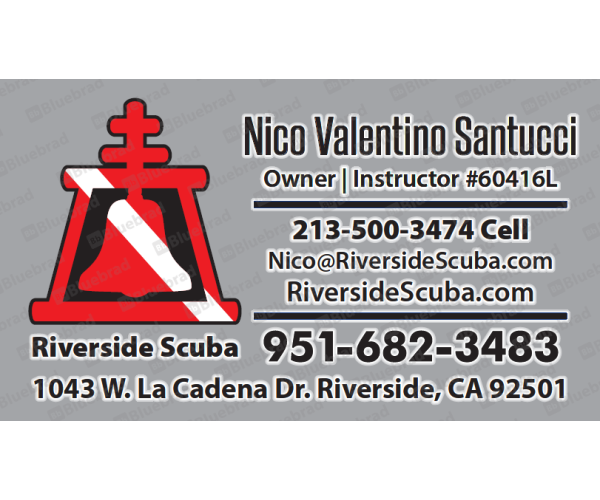 Business Cards - Riverside SCUBA