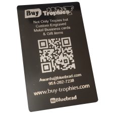 Custom Engraved Metal Business cards