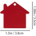 Custom Home Shape Laser Engraved Key Tag