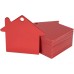 Custom Home Shape Laser Engraved Key Tag