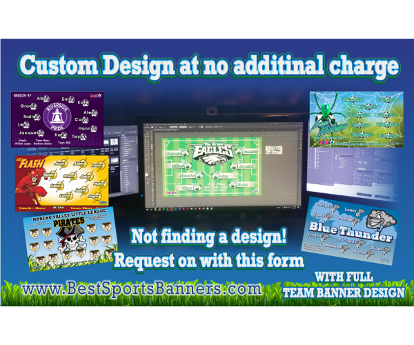 Complete custom design - Team Banner Design - Easy Order