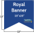 Royal Banner+$1.00