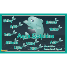 Aqua Dolphins 1 - Team Banner Design 