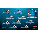 Blue Narwhal - Team Banner Design 