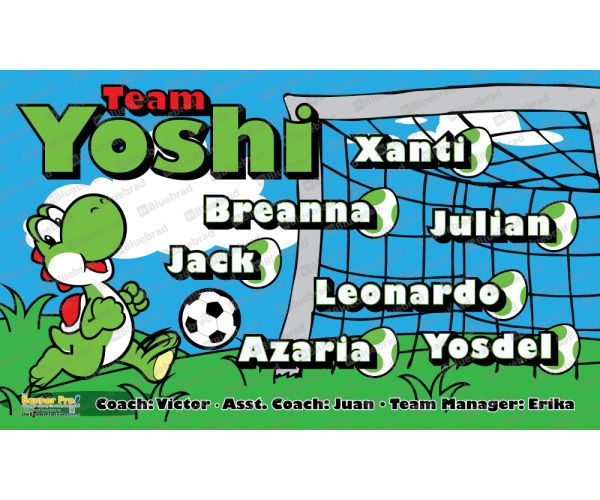 Team Youshi - Soccer - Team Banner Design 