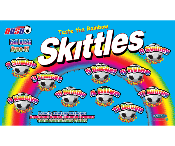 Skittles - Team Banner Design 